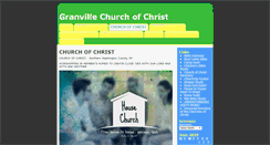 Desktop Screenshot of granvillenychurchofchrist.org
